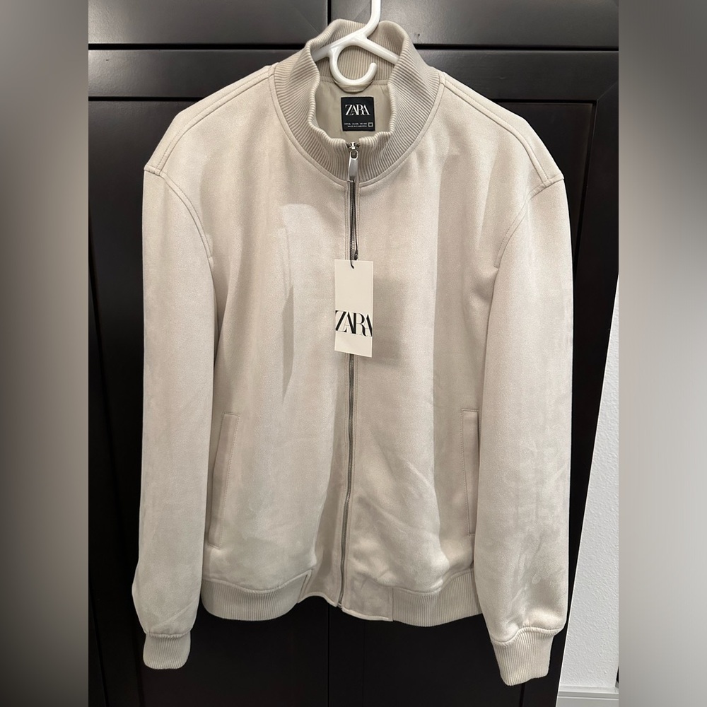 Zara Man Faux Suede Jacket 6318 400